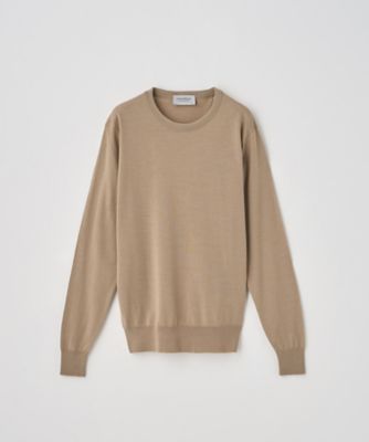 クルーネック長袖ニットプルオーバー | JOHN SMEDLEY (Women)/ジョン
